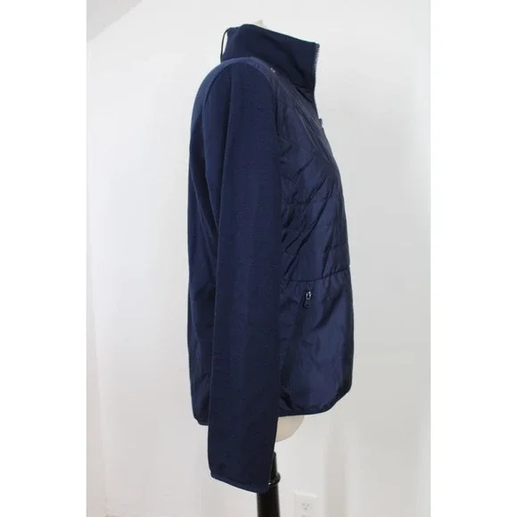 RLX Ralph Lauren M Blue Full Zip Quilted CoolWool World Series 2021 Jacket